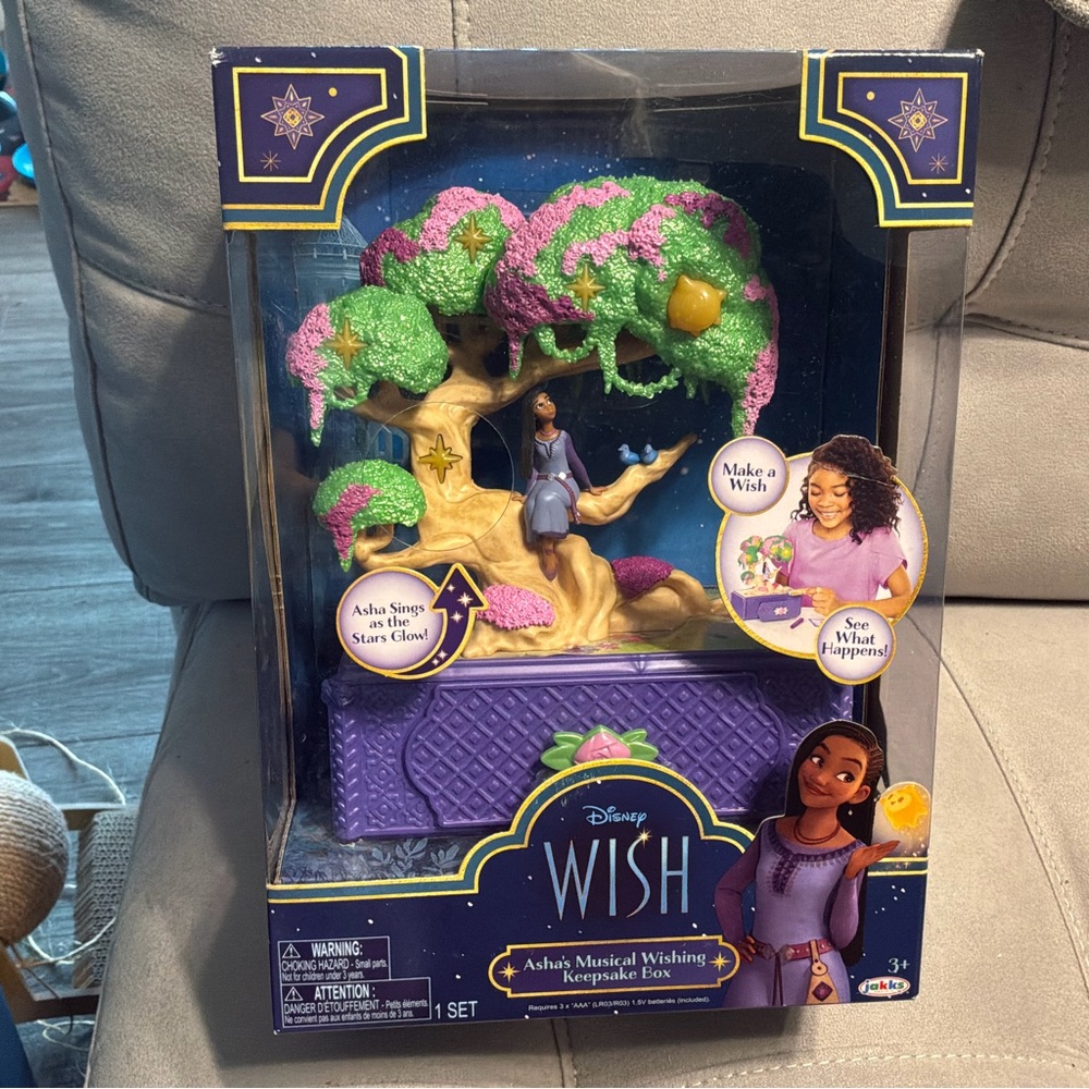 Disney’s Wish Asha’s Musical Wishing Keepsake Box Brand New Sealed